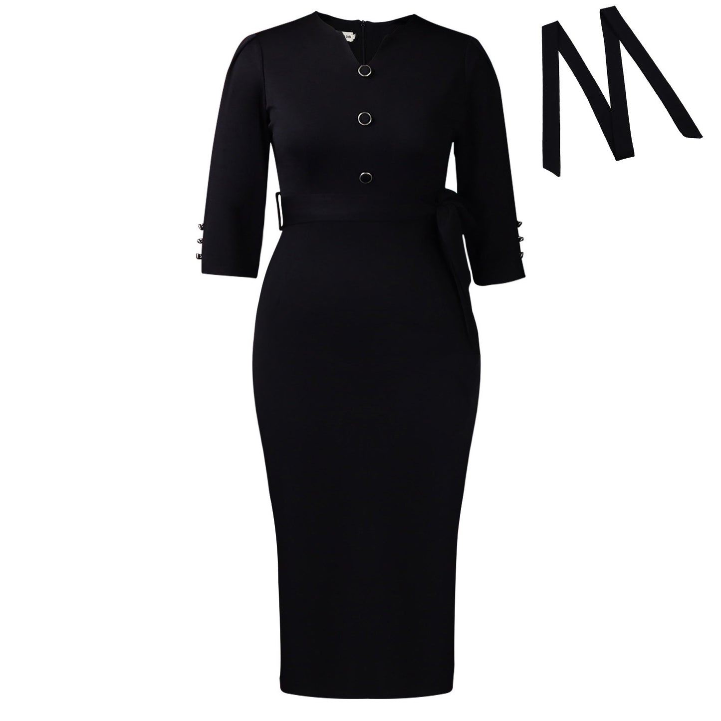 Women's Wear Fashion Temperament Pure Color Elegant Dresses