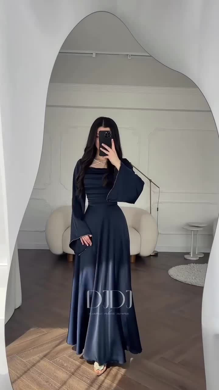 Women's Summer Retro Elegance Long Sleeve Dress Dresses