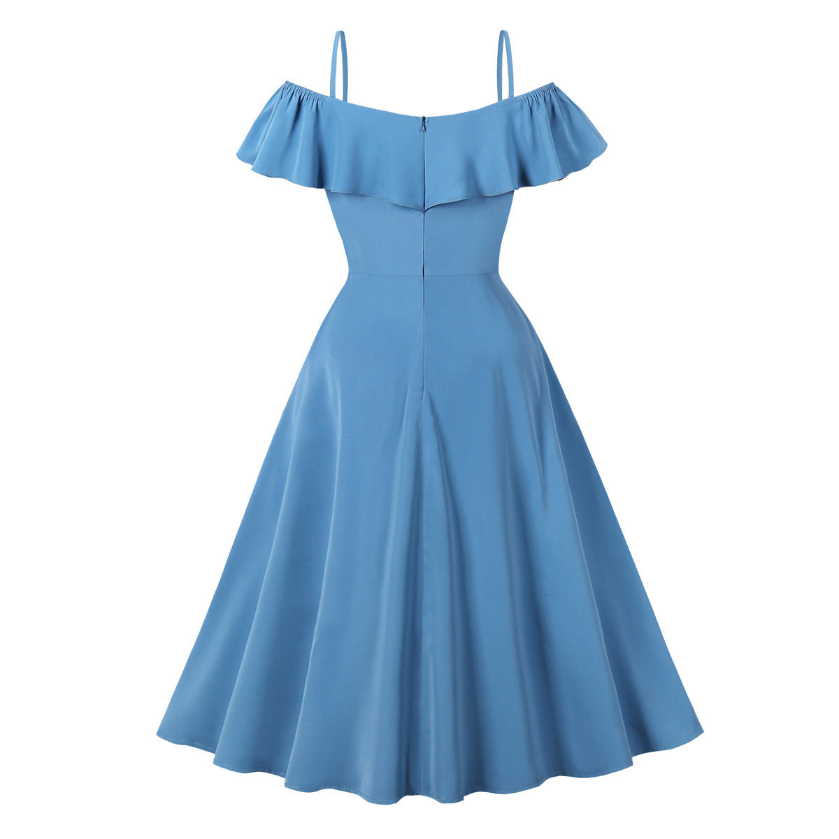 Women's French Blue Gentle Dress Elegant Dresses