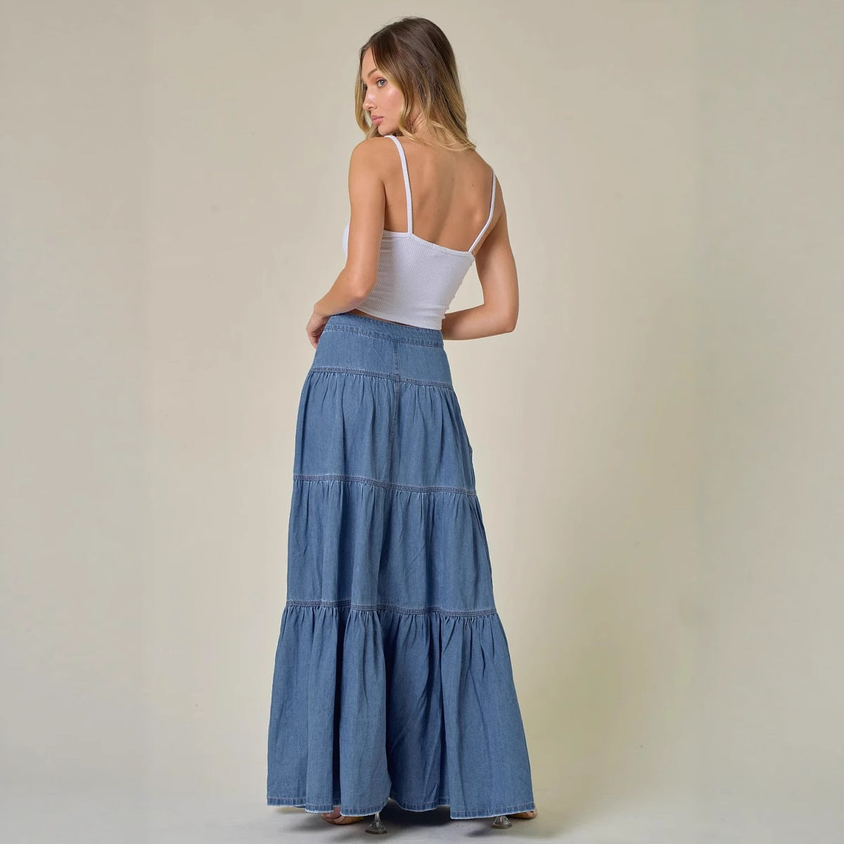Women's Street Hot Low Waist Distressed Vacation Skirts