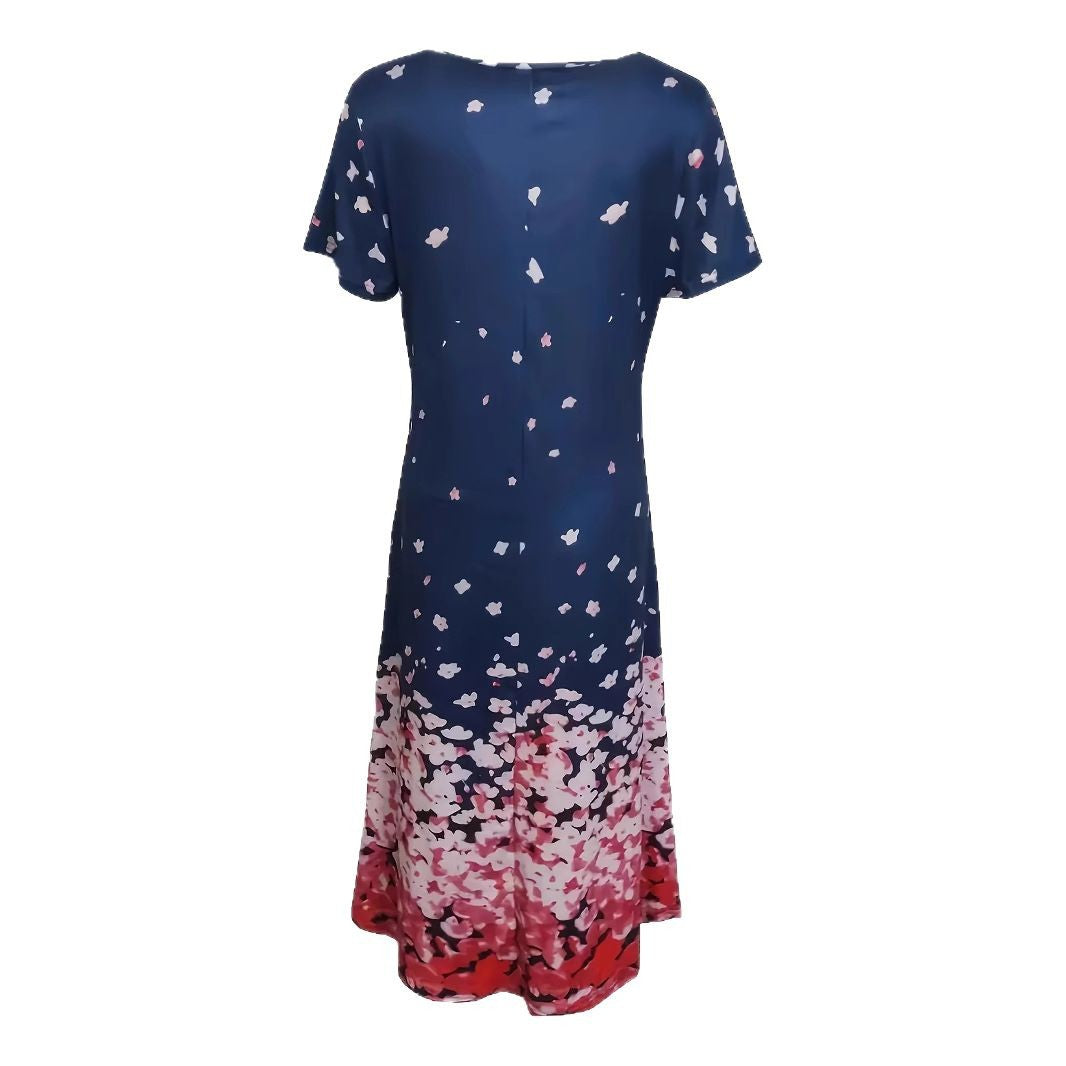 Trendy Popular Creative Women's Short-sleeved Printed Dress