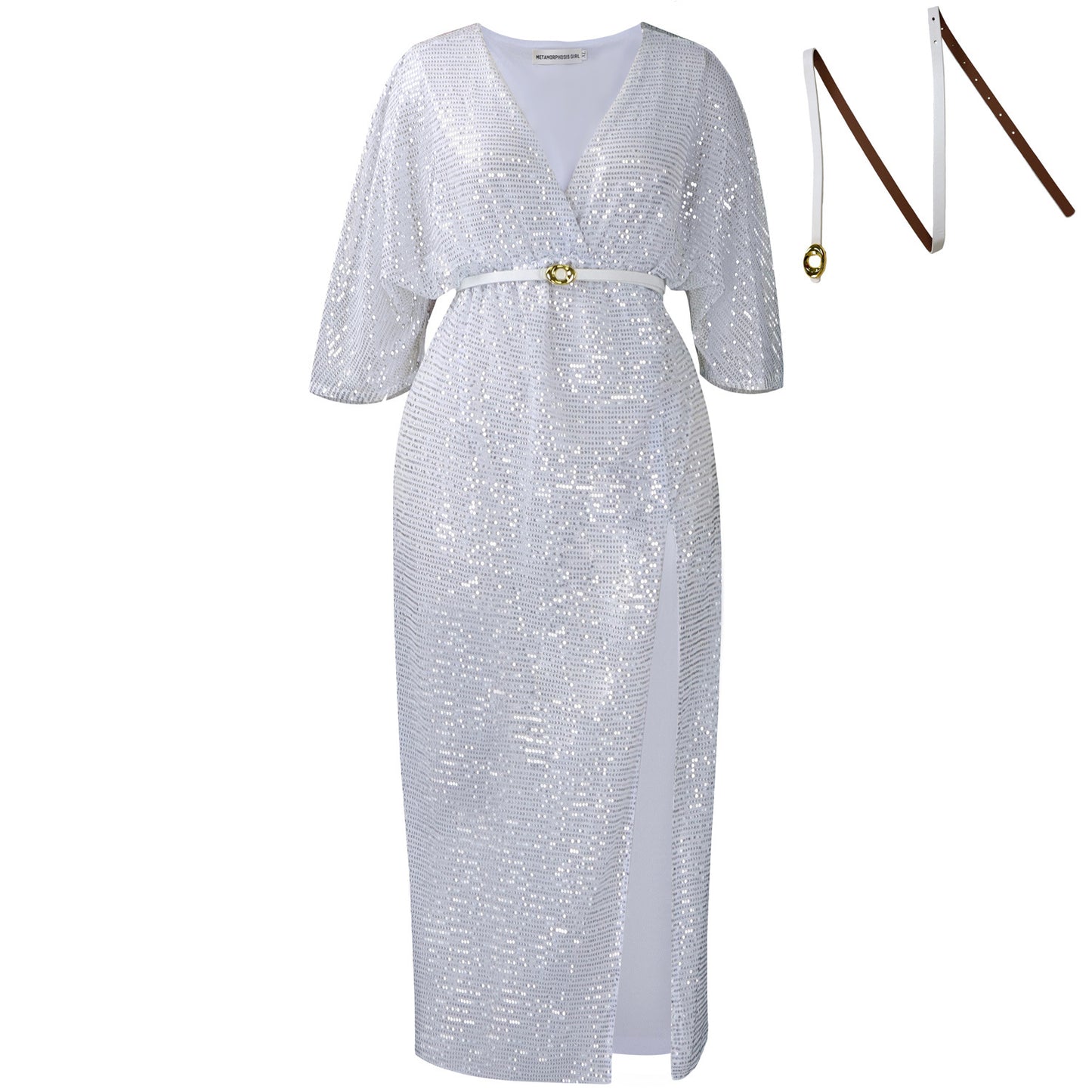 Women's Fashion Wear Temperament Sexy Slimming Sequined Dress