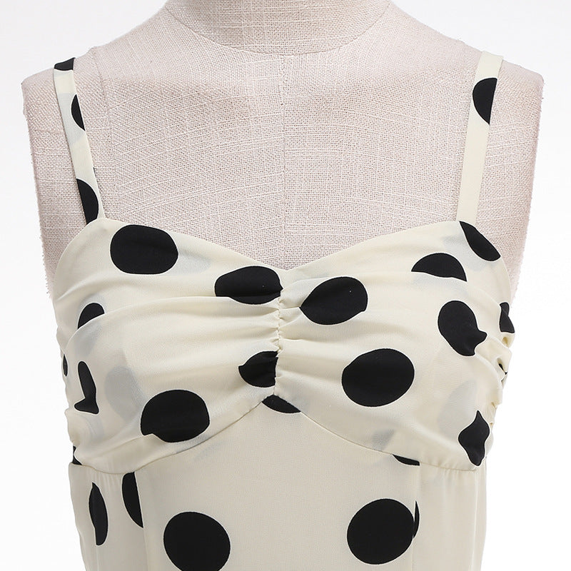 Elegant Graceful Dot Polka Dots Printed Dresses