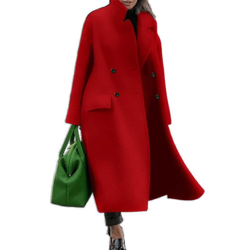 Women's Loose Winter Autumn Woolen Warm Commuting Coats