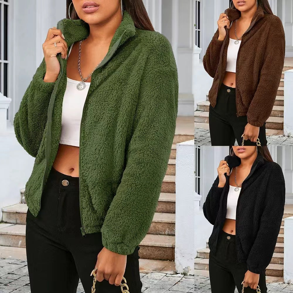 Women's Fashionable Winter Long Sleeve Plush Loose Women's Sweater, Sweater