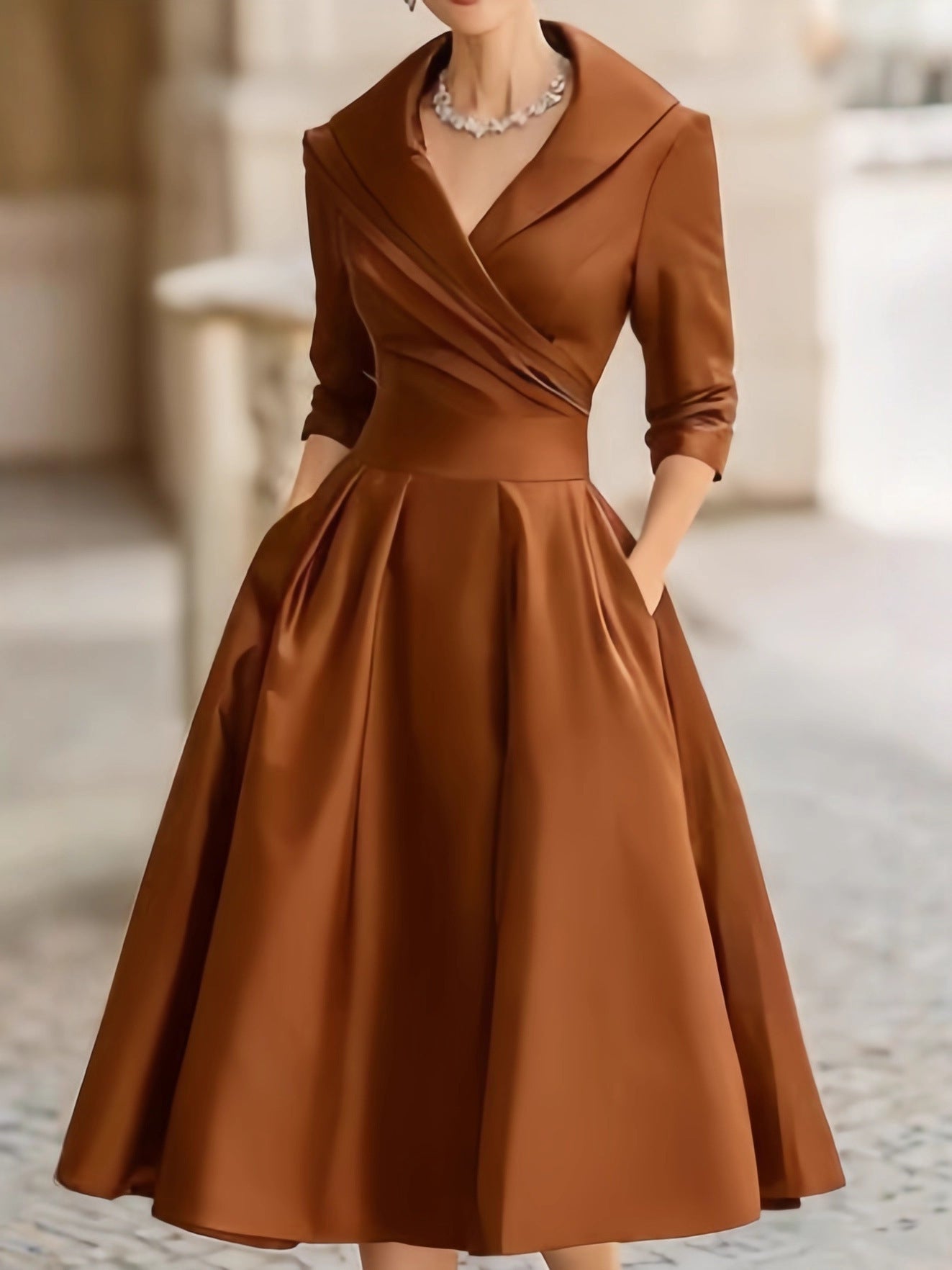 Women's Xi Elegant Formal Waist Slimming Dress