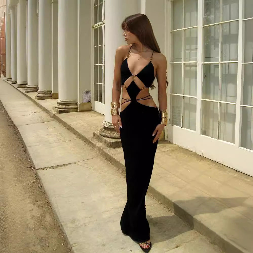 Bandage Dress Sexy Sling Long Banquet Dresses