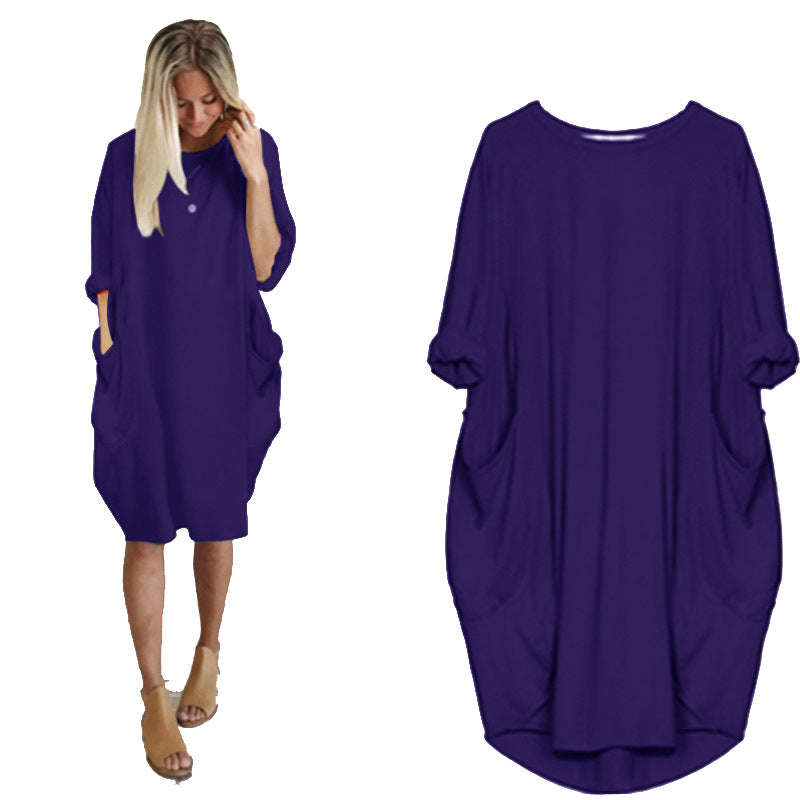 Women's Fashion Casual Mid-length Elegant Graceful Dress