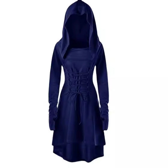 Women's Solid Color Holiday Performance Long Sleeve Dress