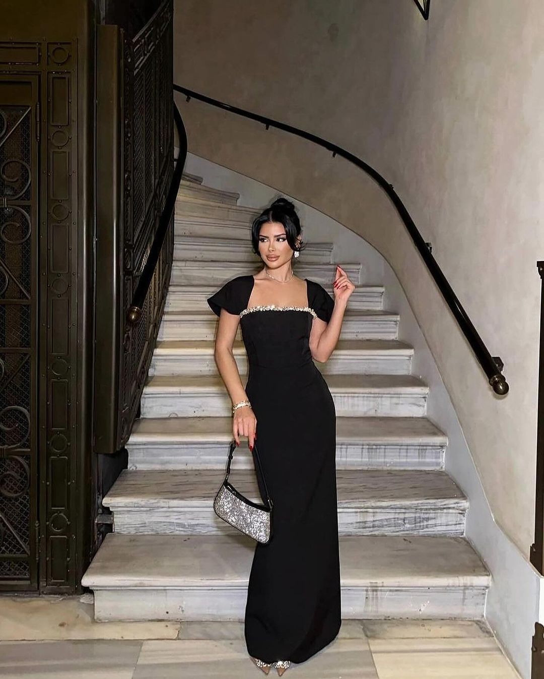 Christmas Dress Formal Occasion Temperament Diamond Dresses