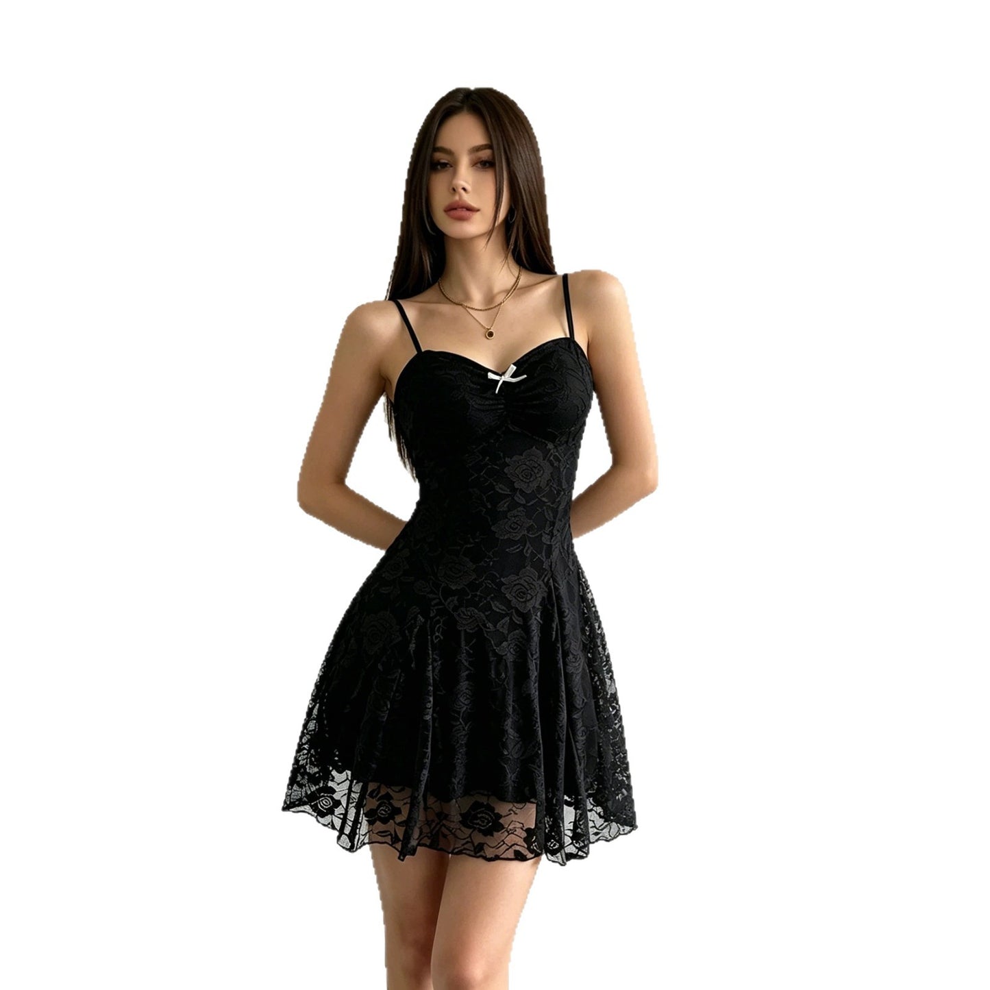 Lace Sweet Sexy Suspender Hot Slimming Skirts