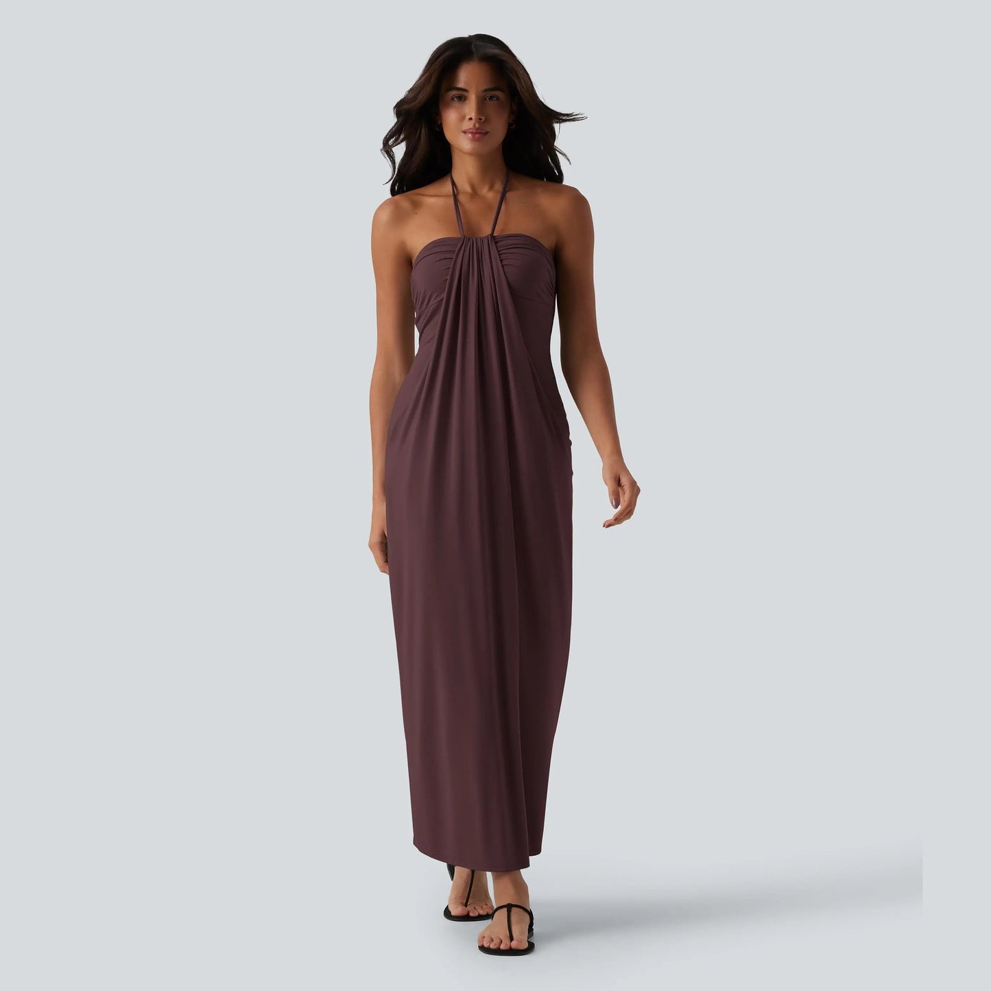 Women's Style Pure Color Tied Sexy Backless Clothing