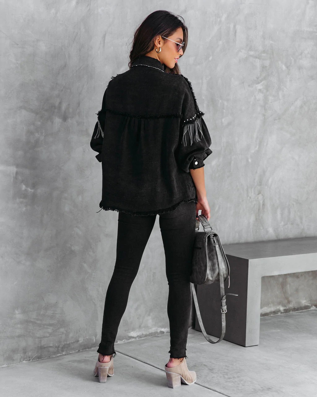 Wind Chain Rivet Street Fashion Single-breasted Jackets