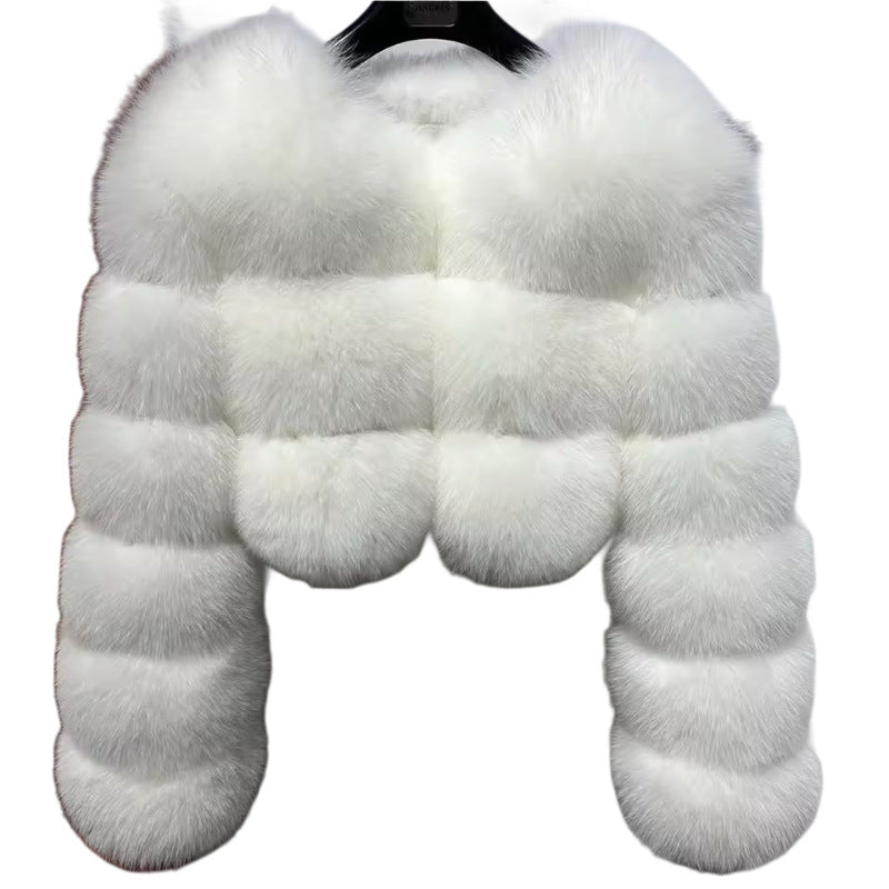Fur Imitation Fox Furry Environmental Protection Coats