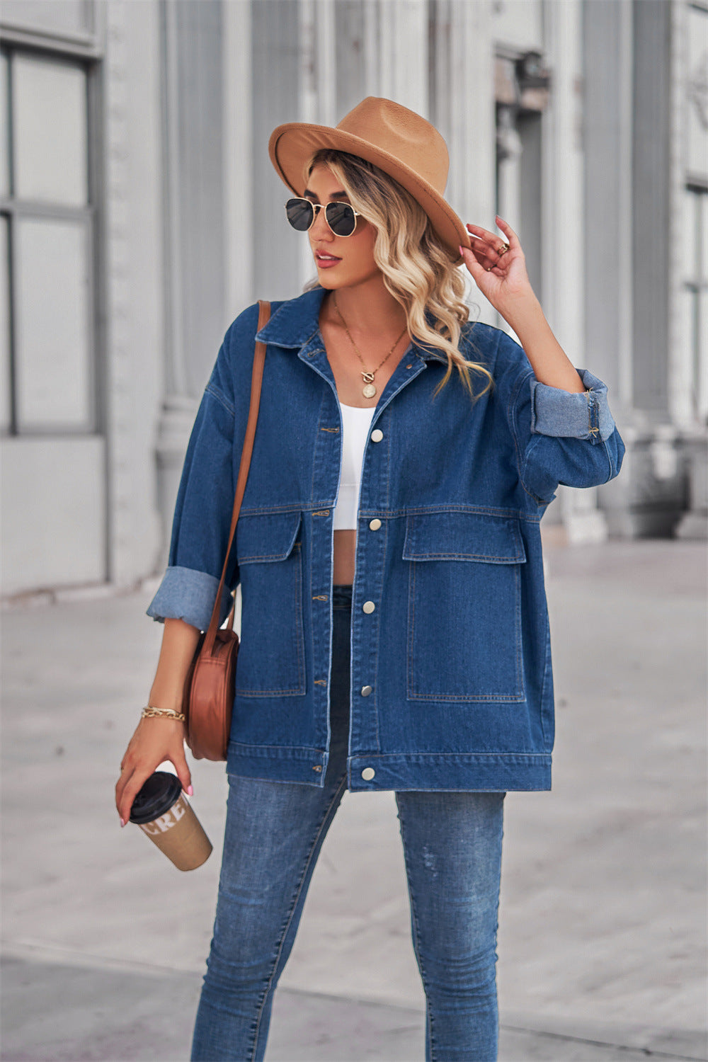 Women's Slimming Retro Classic Loose Denim For Jackets