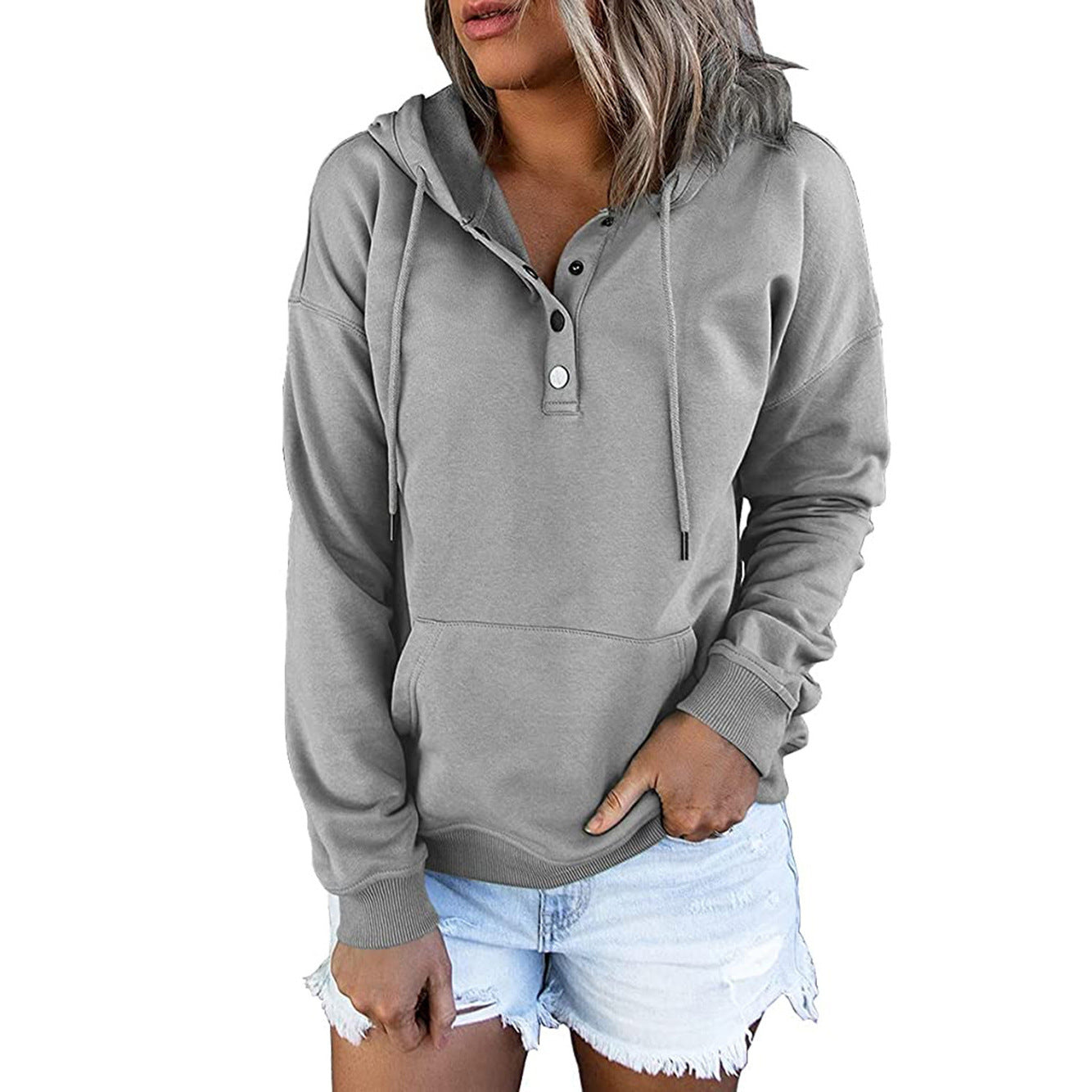Versatile Women's Long-sleeved Loose Casual Hooded Women's Sweater, Sweater