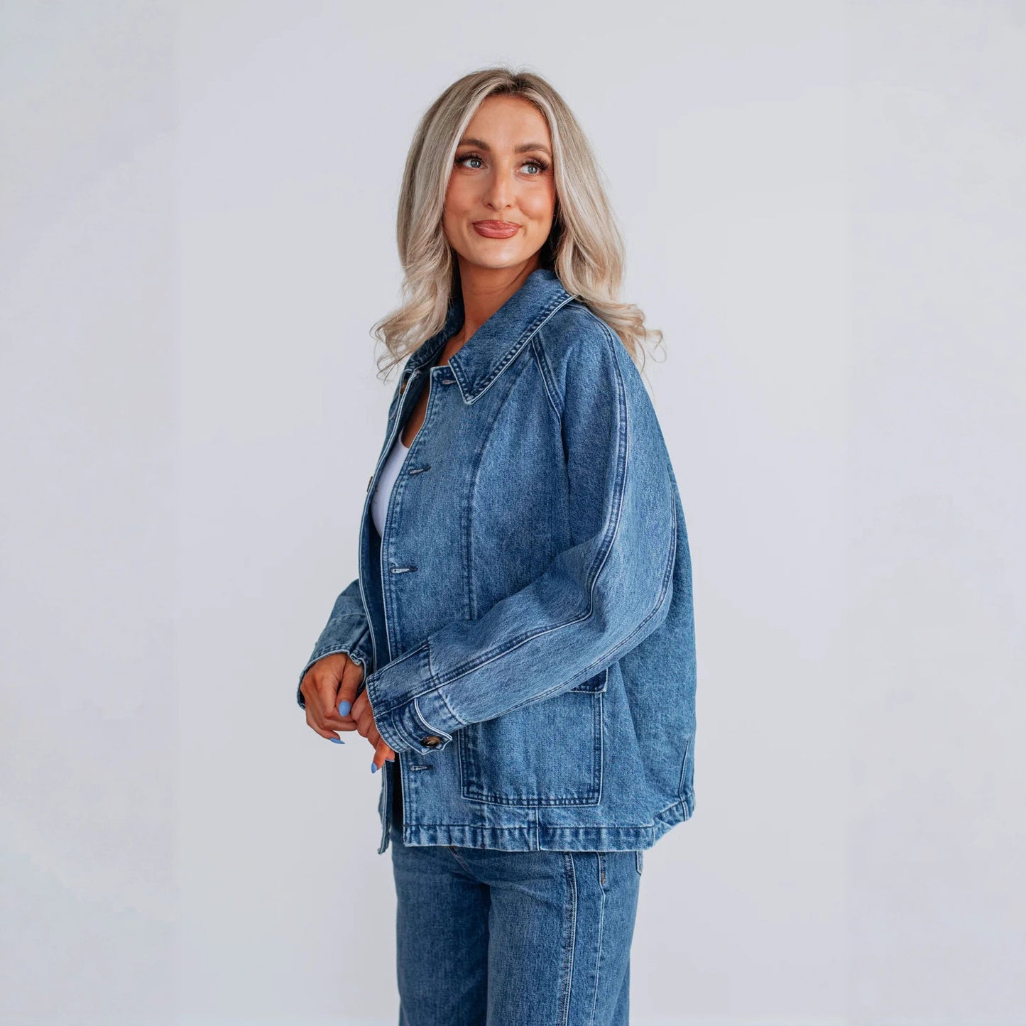 Women's Fashion Innovative Autumn Single-breasted Denim Jackets