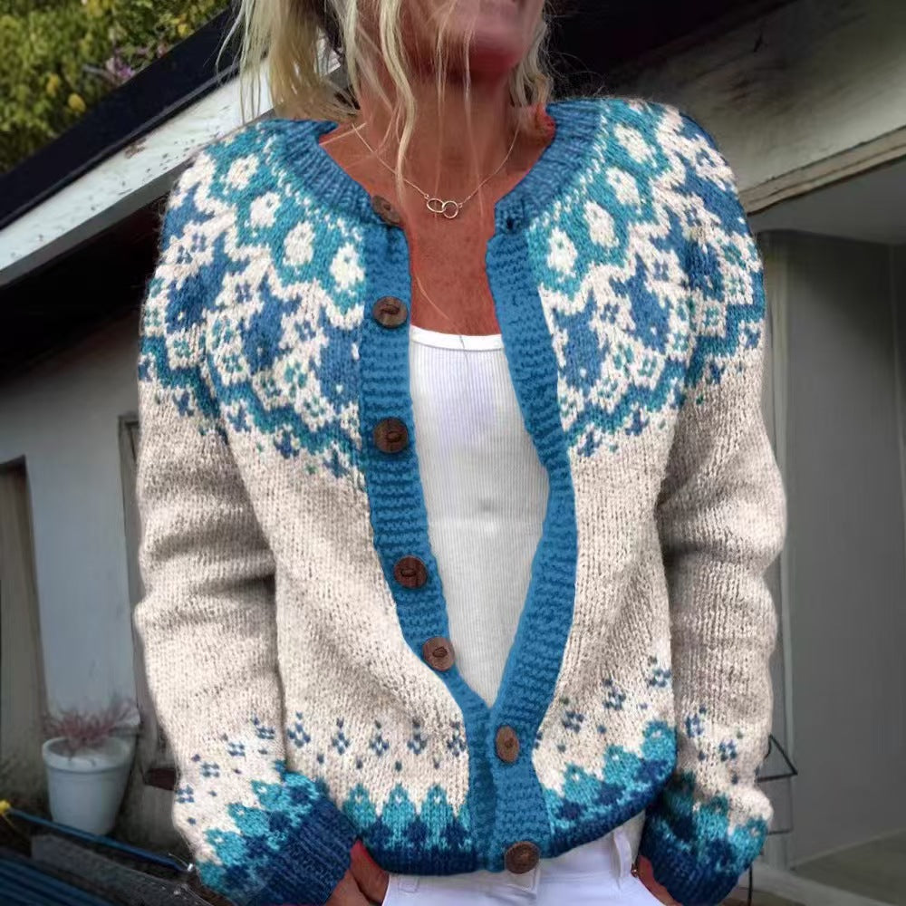 Stylish New Women's Loose Multicolor Fashion Knitwear