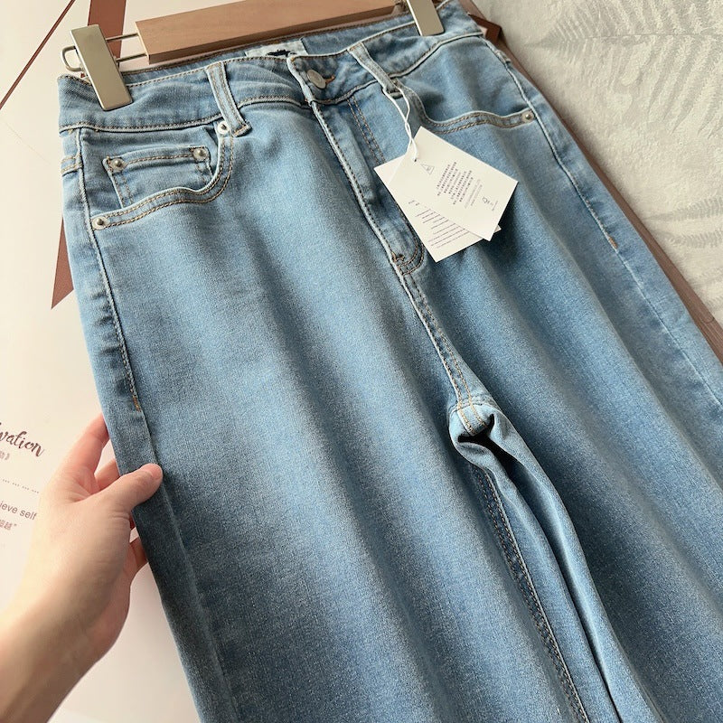 Women's Cabinet Light Blue Spring High Waist Jeans