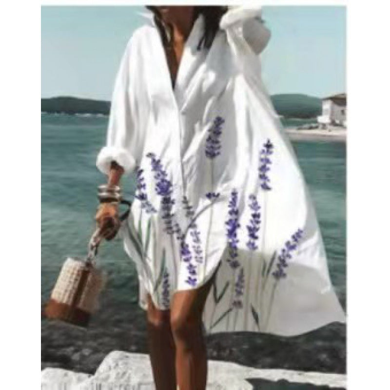 Innovative Creative Fashion Temperament Shirt Dress Dresses