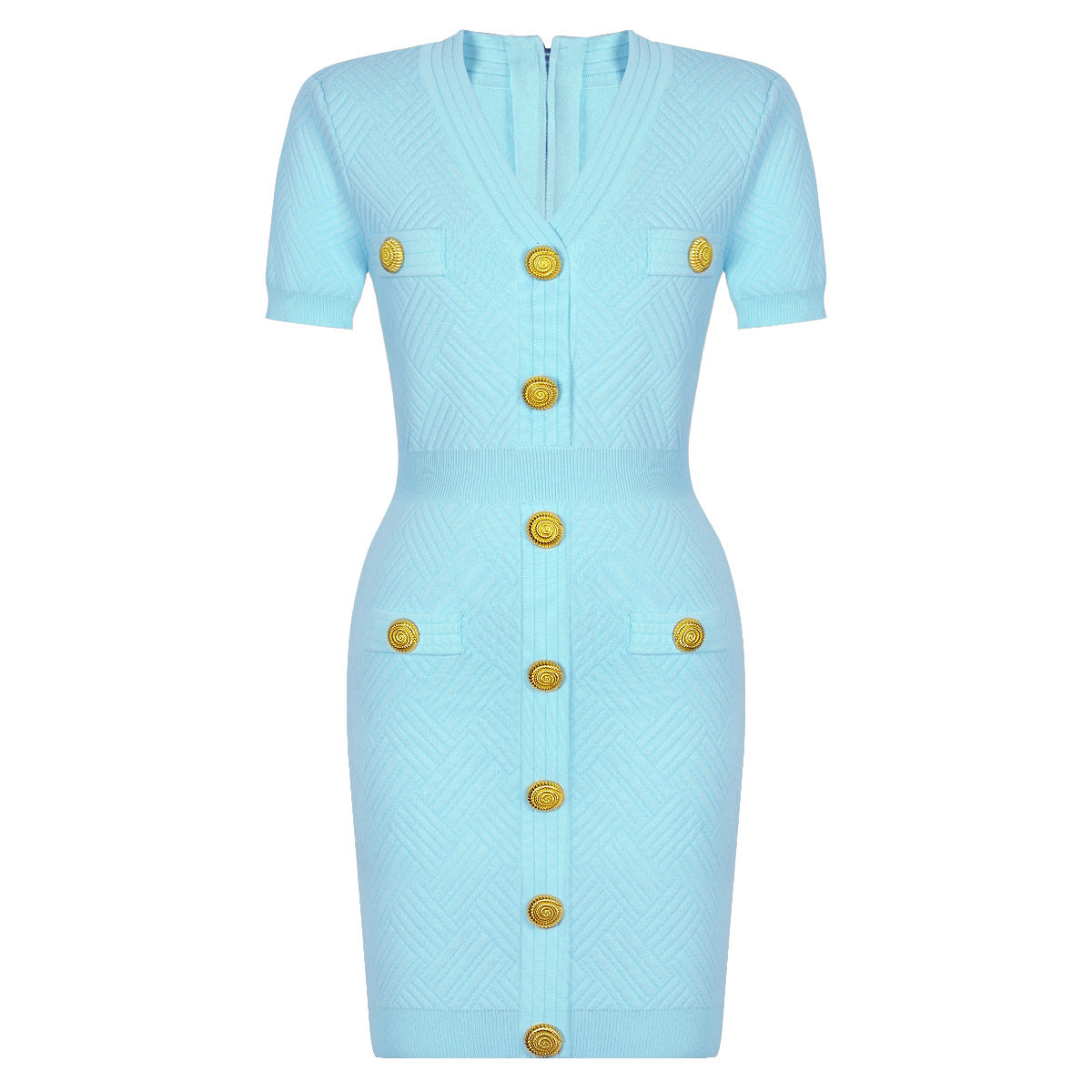 Women's Quality Knitted Slim Fit Slimming Sleeve Dresses