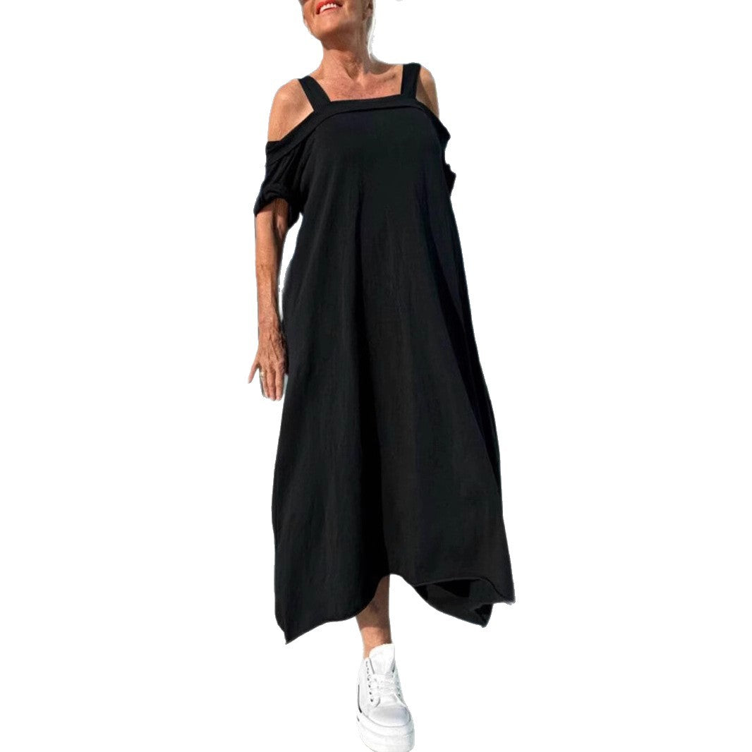 Comfortable Women's Summer Sling Loose Long Dress
