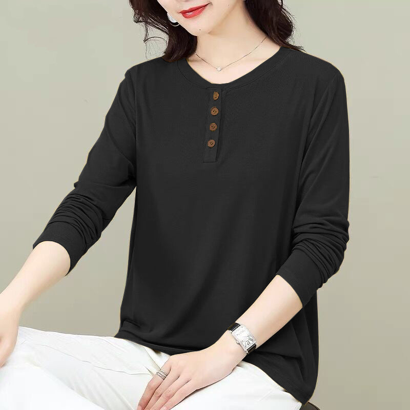 Women's T-shirt For Leisure Artistic Bottoming Shirt Loose Tops