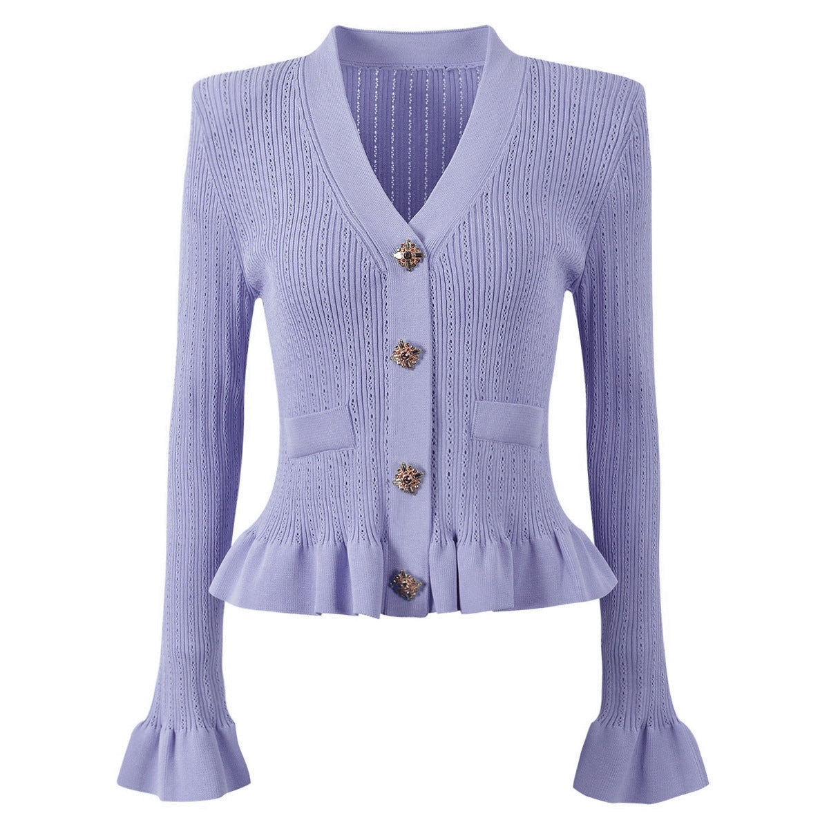 Women's High Version Versatile Fashionable Knitted Tup Fishtail Suits