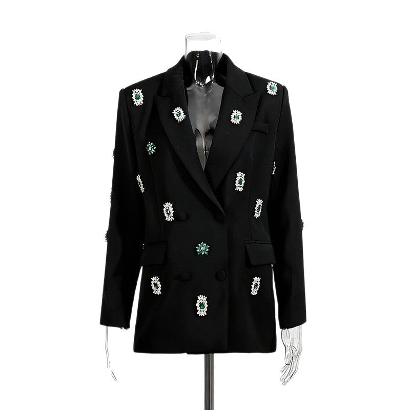 Commute Style High-grade Diamond Classic Lapel Blazers