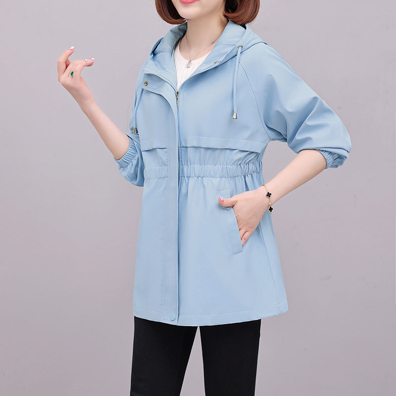 Women's Fleece Trench Thickened Warm Mid-length Casual Coats