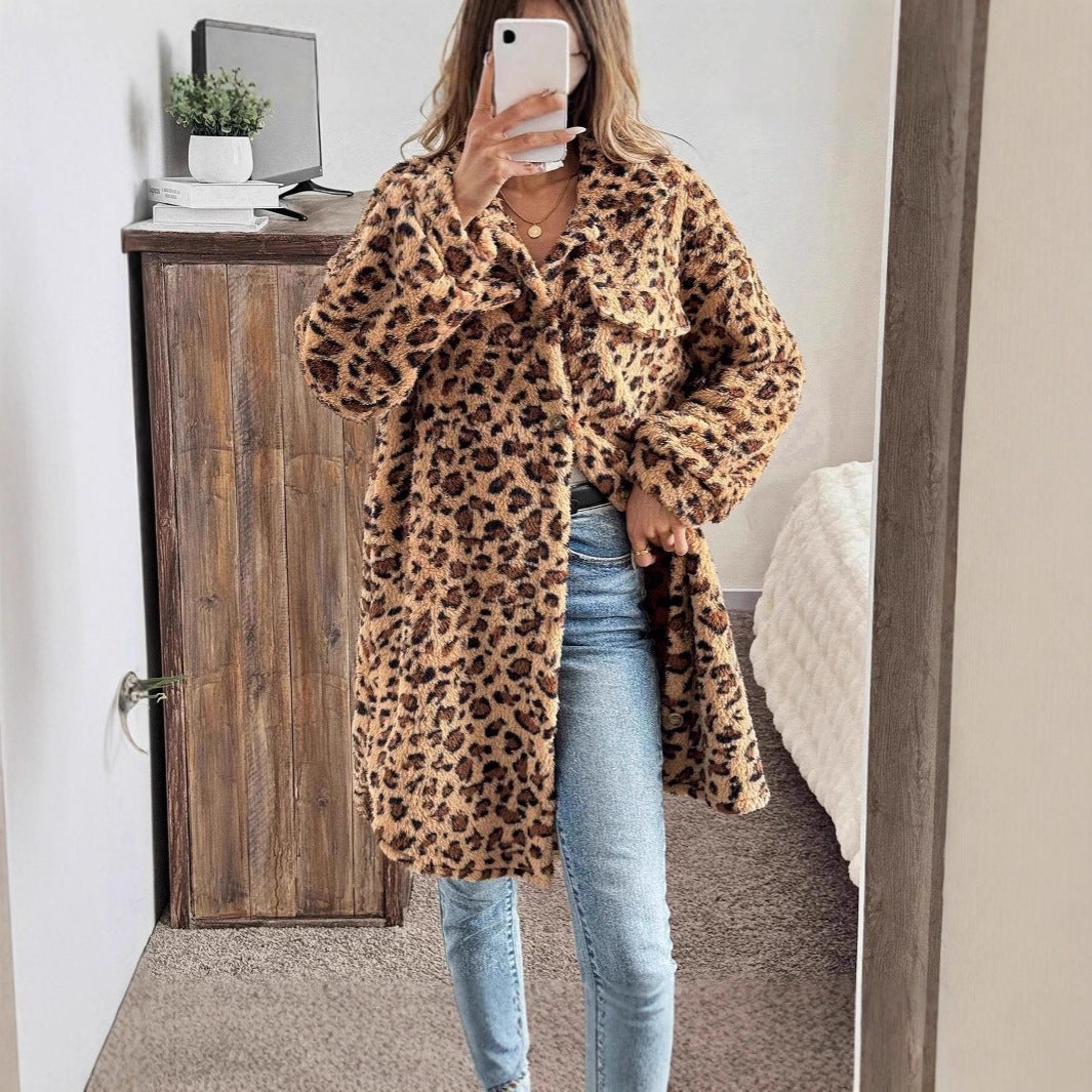 Women's Fashion Double-sided Plush Casual Long For Sweaters