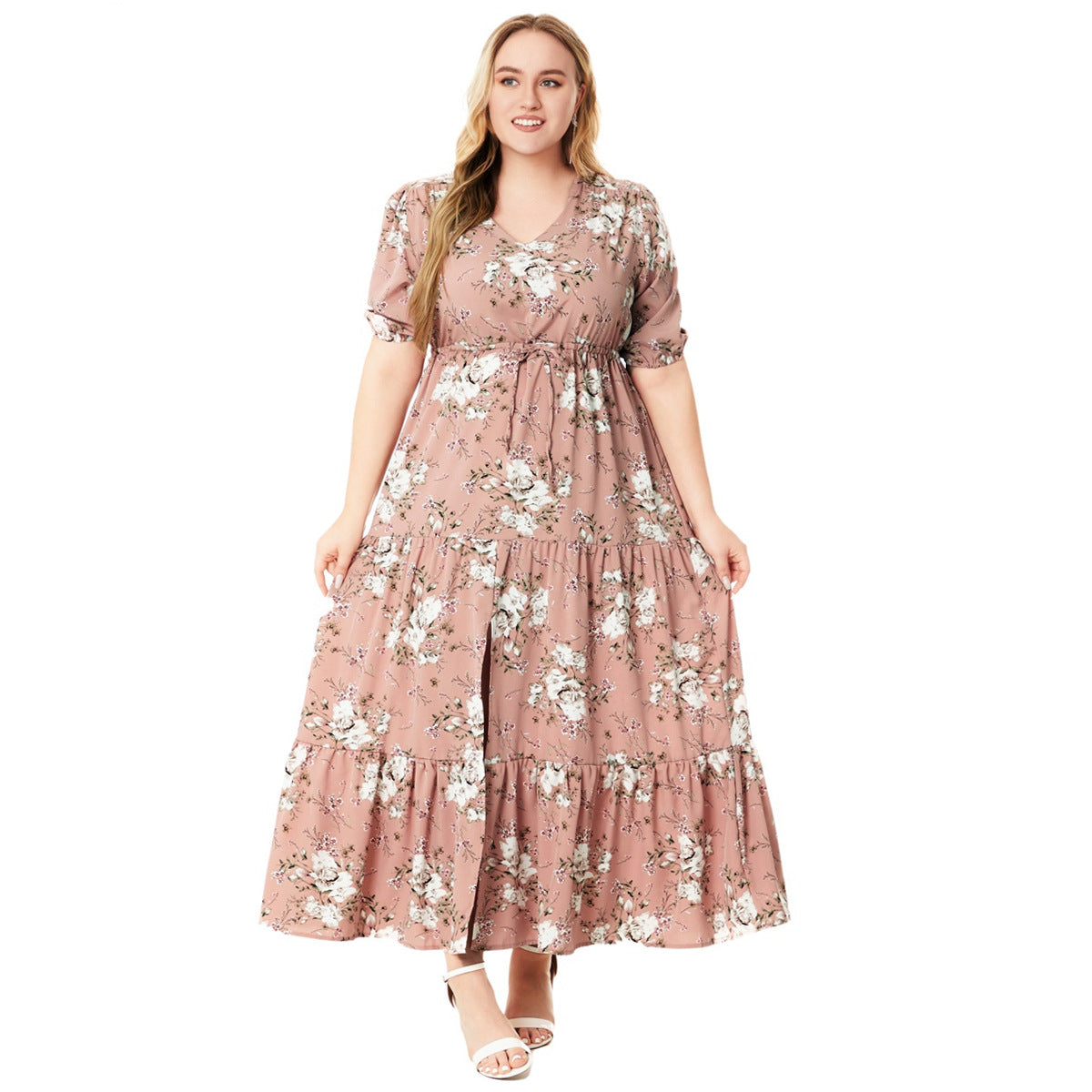 Women's Summer Bohemian Print Loose Dress Dresses