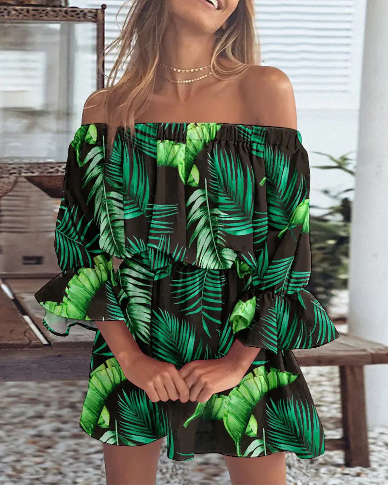 Unique Trendy Women's Sexy Fashion Printed Dress