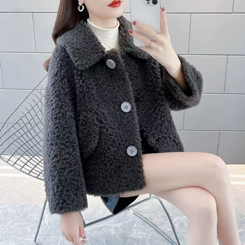 Faux Cashmere Light Fur Small One Fashion Women's Sweater, Sweater