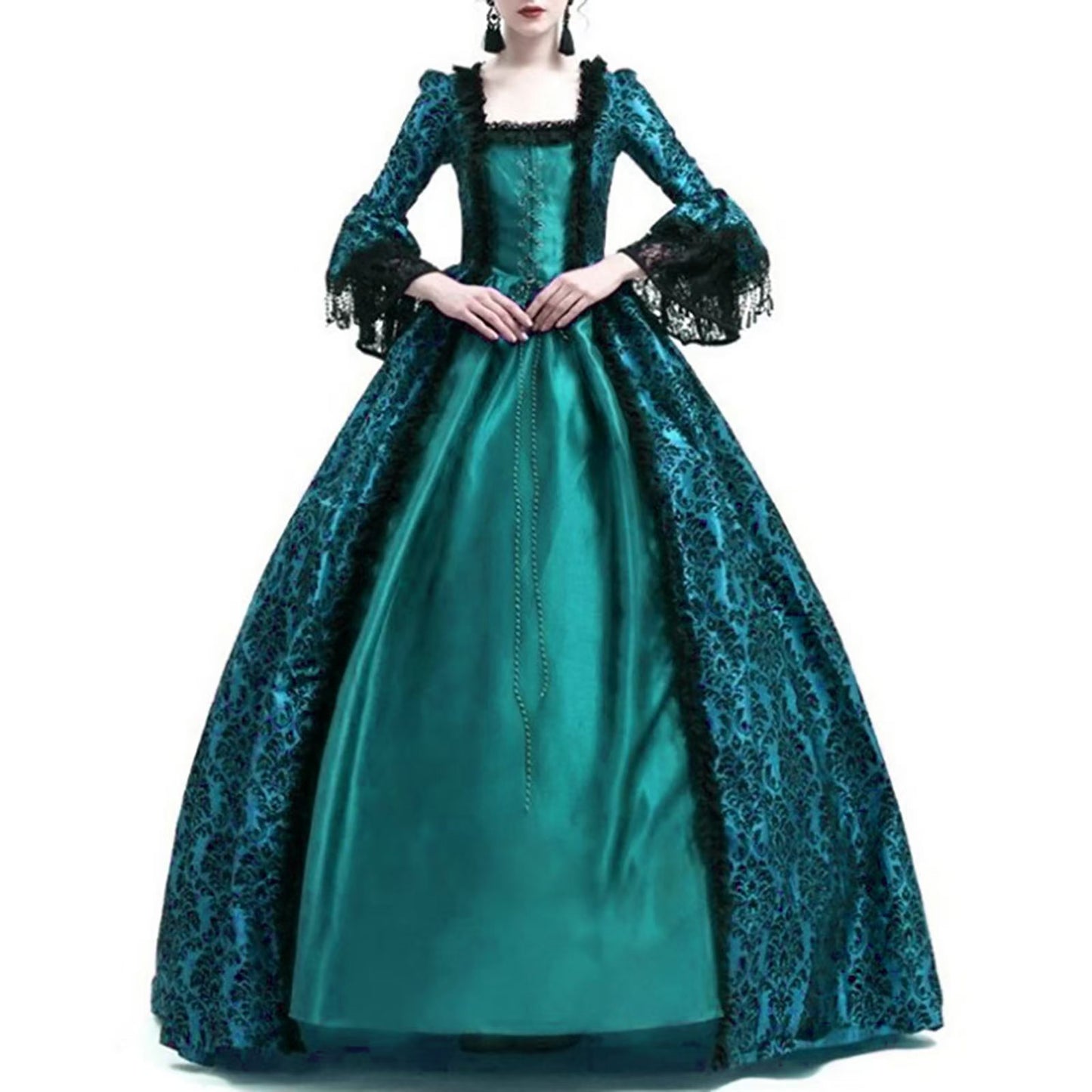 Medieval Retro Court Victoria Formal Film Television Dress