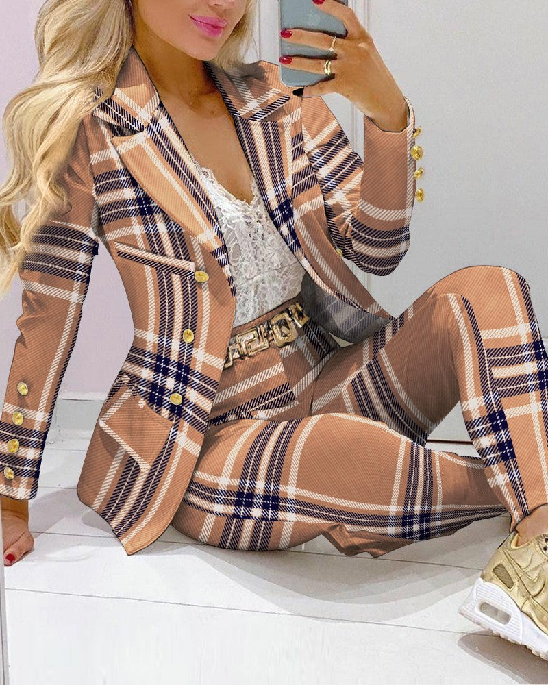 Women's Elegant Example Casual Fashion Set Suits