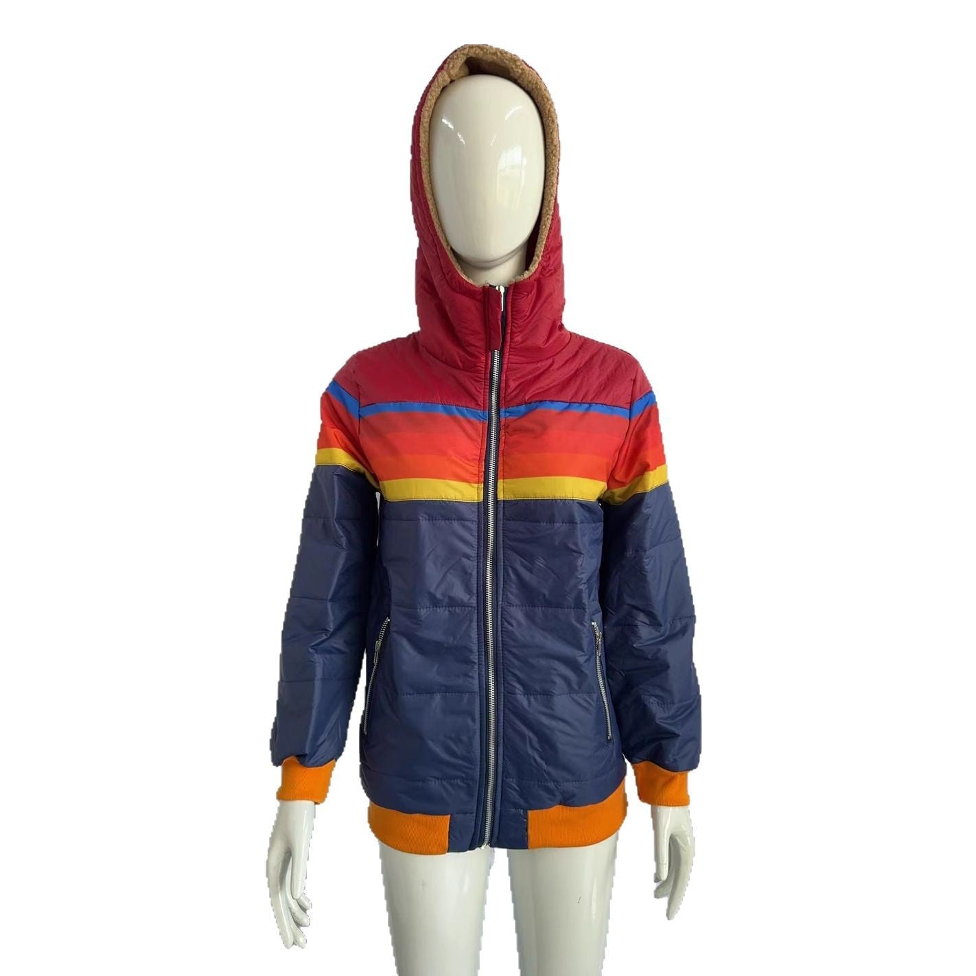 Women's Graceful Casual Hooded Printed Cotton Coats