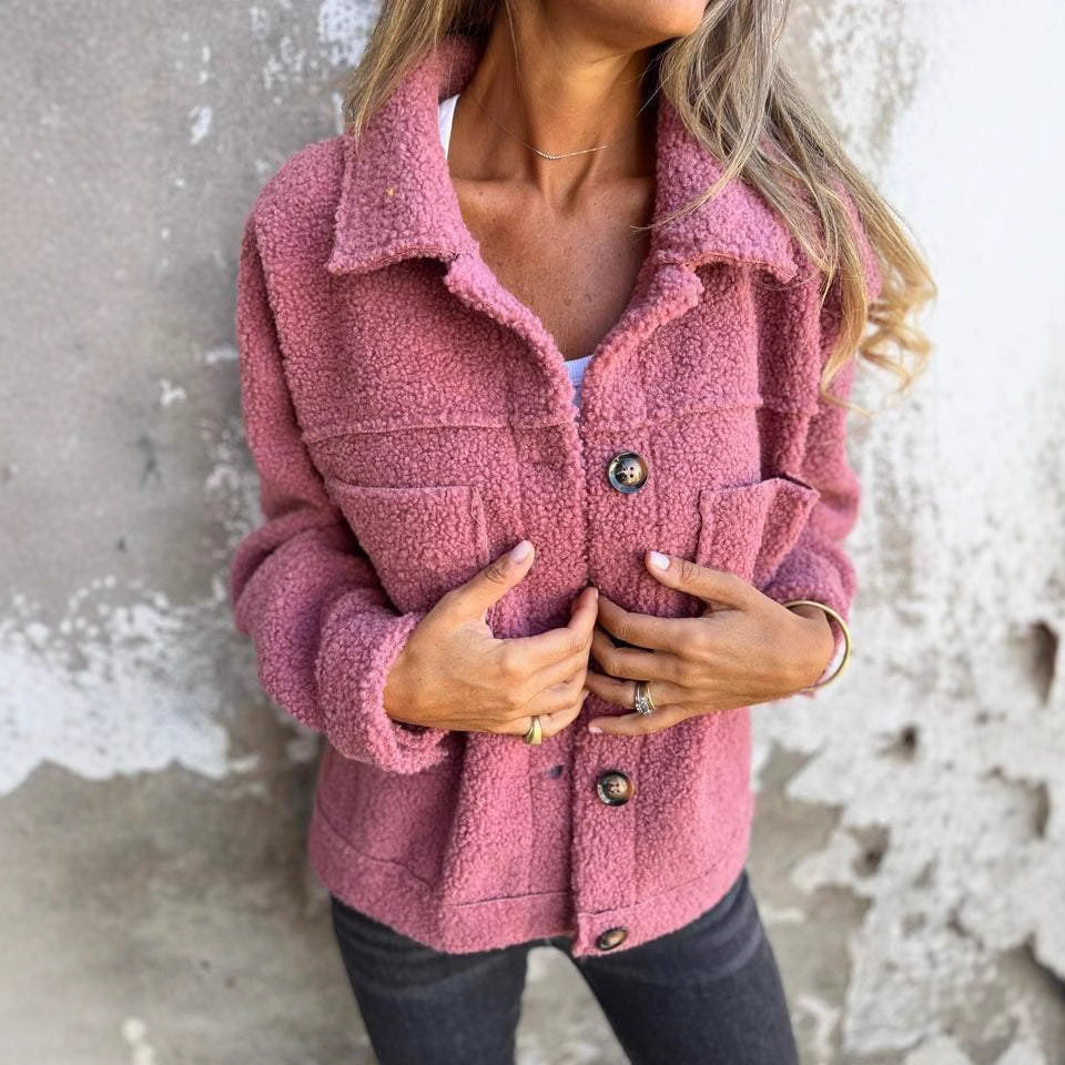 Women's Trendy Long Sleeve Shirt Printed Coats