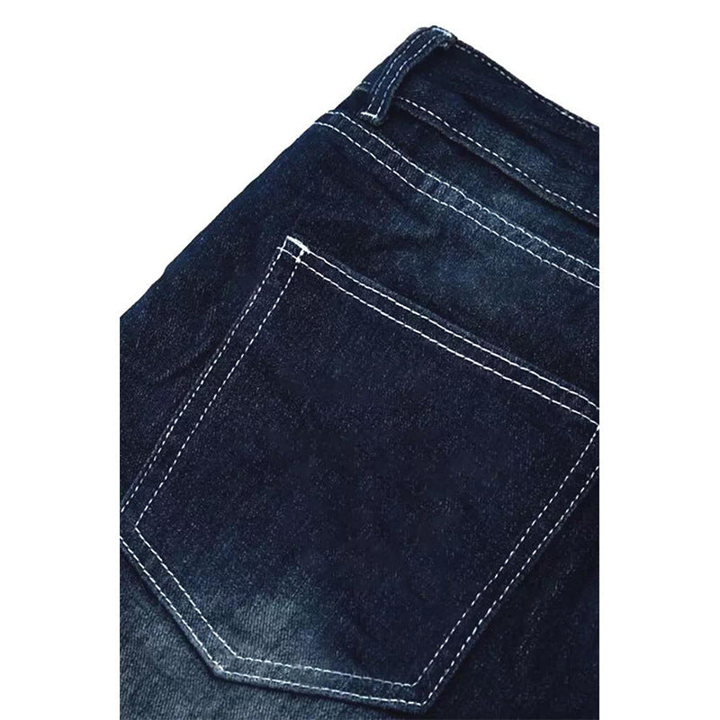 Women's Innovative Elegant Complete Sizes Button Jeans