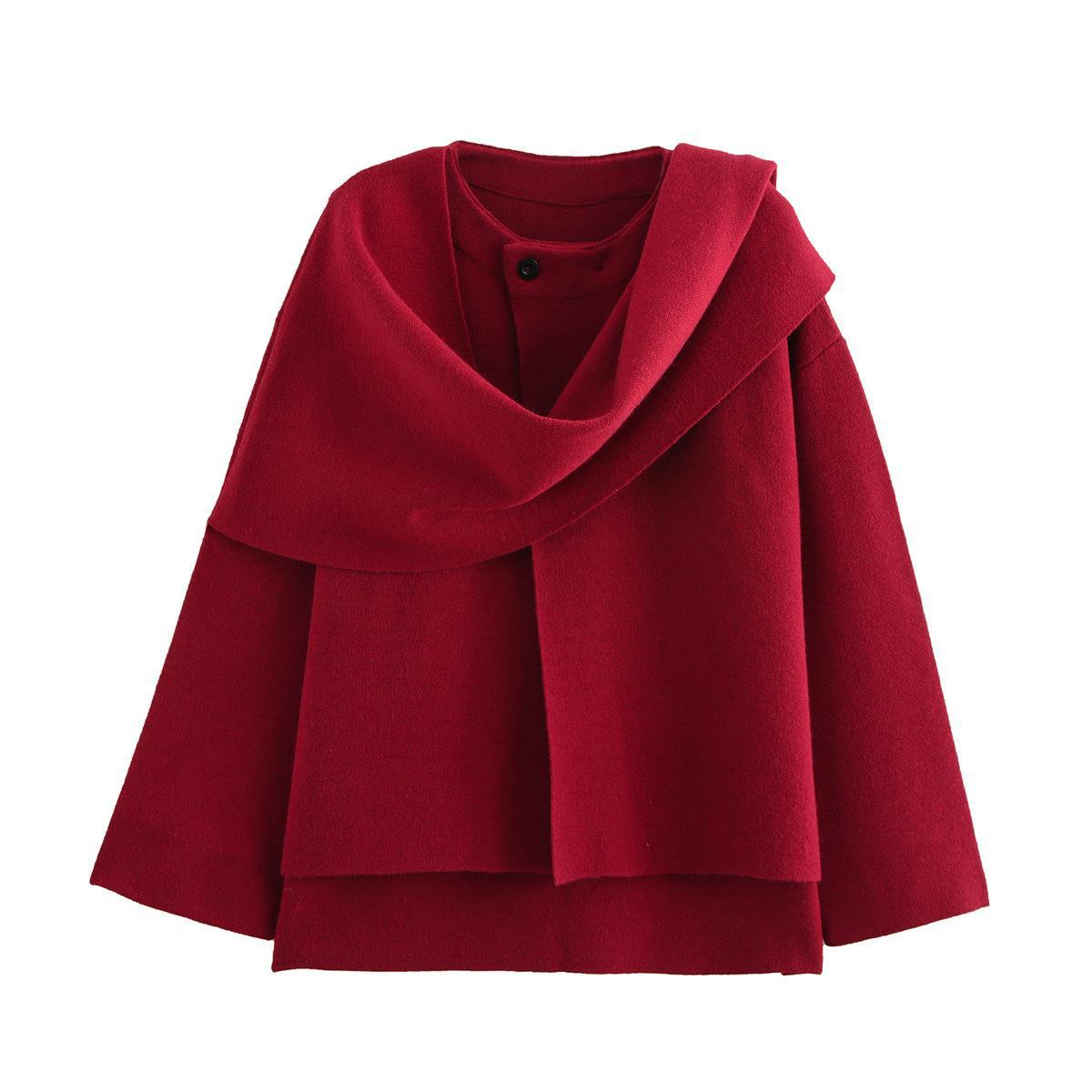 Women's Autumn Graceful Fashionable Round Neck With Knitwear