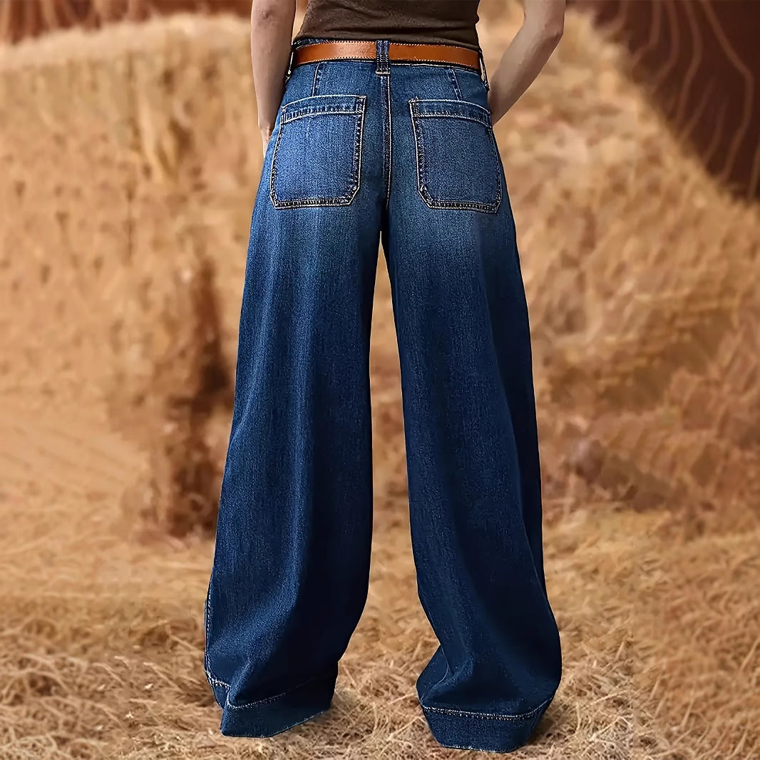 Women's Loose Stretch Casual Washed Fashion Jeans