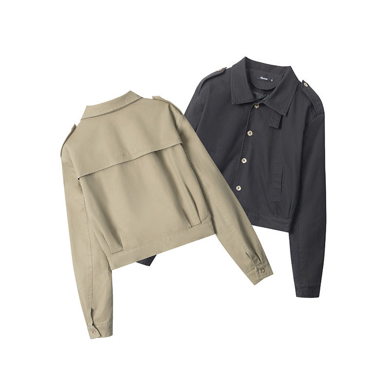 Small Autumn High Class Elegant Work Coats