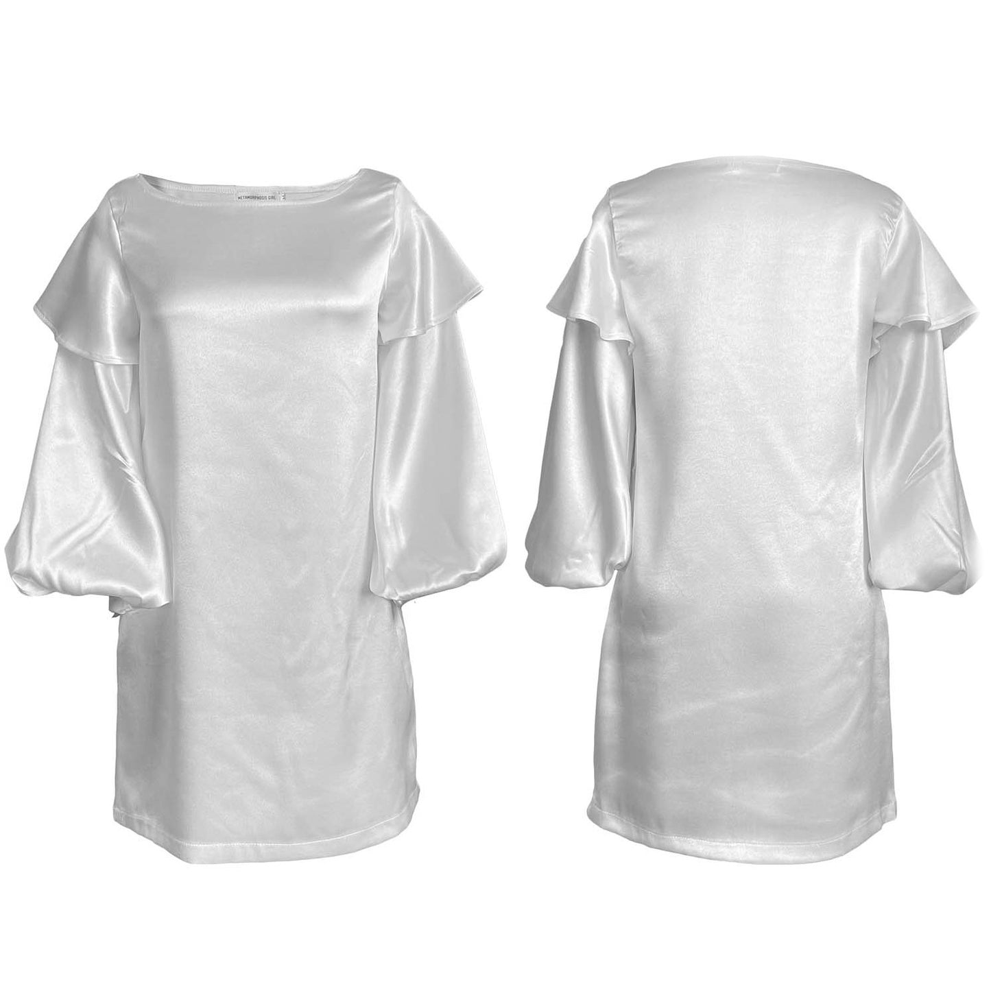 Women's Fashion Wear Loose Puff Sleeves African Dress