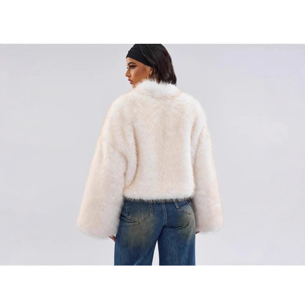 Women's Innovative Stylish Fur Niche Furry Coats