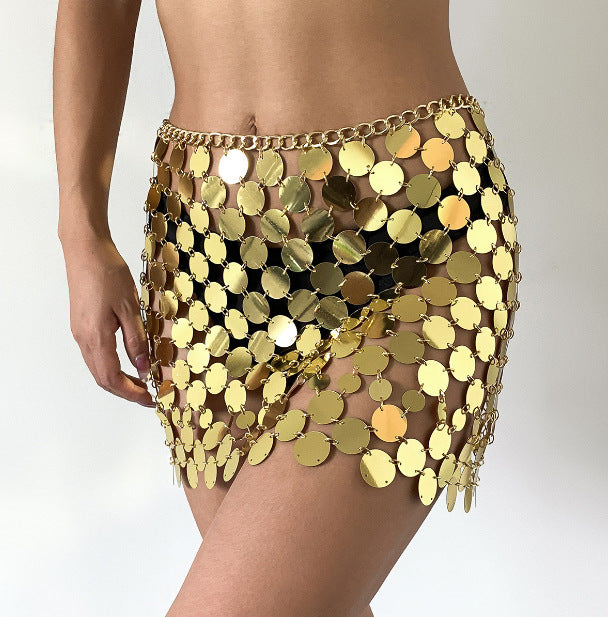 Creative Style Sexy Street Shot Sequin Skirts