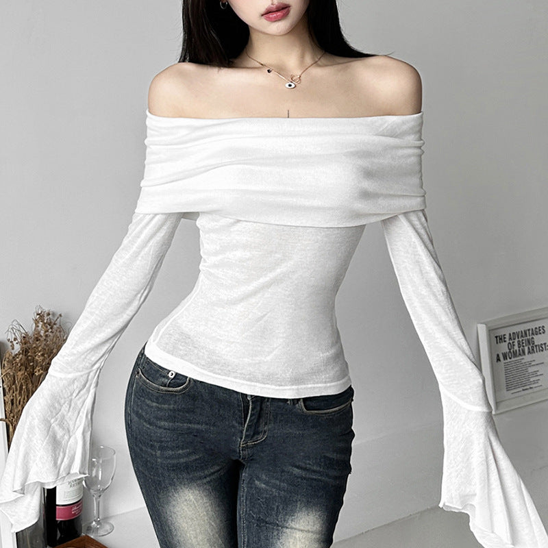 Women's Spring Solid Color Slim Fit Fashion Blouses