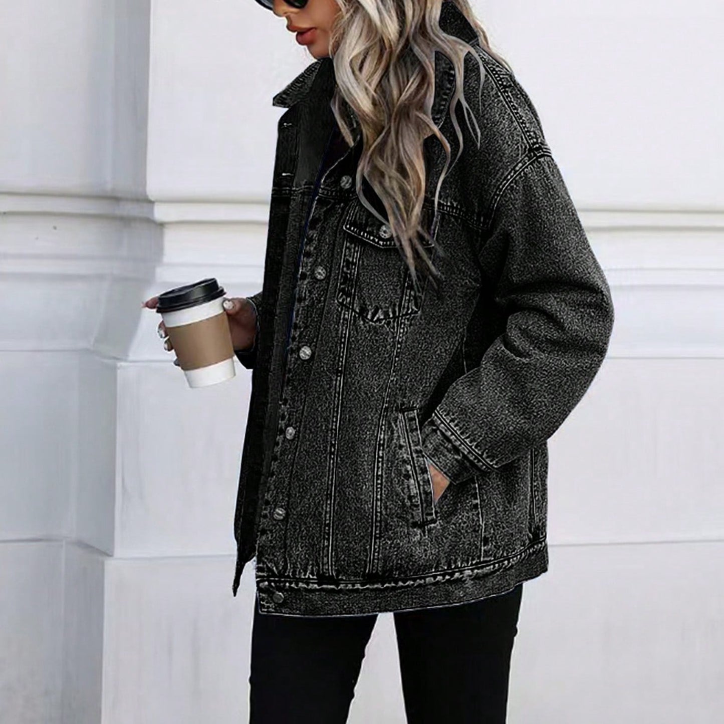 Women's New Loose Fashion Wear Denim Jackets