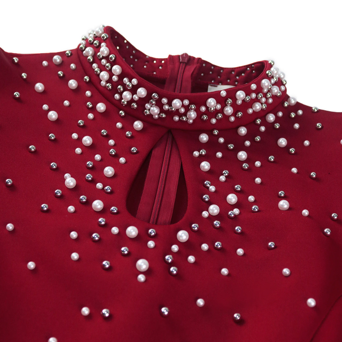 Sexy Cutout Half Turtleneck Dress Party Skirts