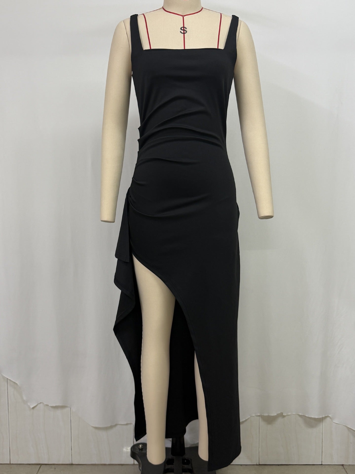 Women's Summer Fashion Sexy Backless High Slit Dress