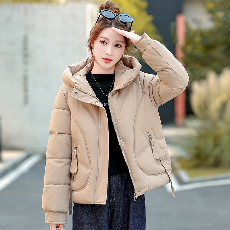 Women's Down Winter Loose Graceful Thickened Hoodie Coats
